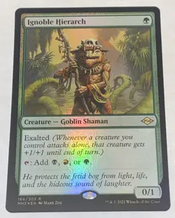 FOIL Ignoble Hierarch #166 Modern Horizons 2 MH2 Magic MTG NEW UNPLAYED - Image 1