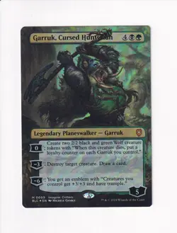 MAGIC THE GATHERING COMMANDER: BLOOMBURROW FOIL GARRUK, CURSED HUNTSMAN - Image 1