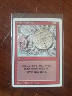Wheel of Fortune Revised Edition MTG 1994 - Image 1
