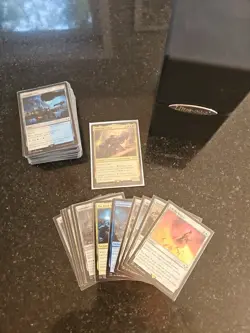 Magic the Gathering Warhammer 40k Forces of the Imperium Commander Deck Sleeved - Image 1