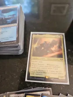 Magic the Gathering Warhammer 40k Forces of the Imperium Commander Deck Sleeved - Image 2