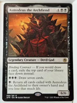 Asmodeus the Archfiend - Adventures ITFR- Magic the Gathering MTG Nice! - Image 1