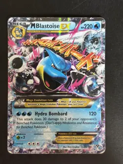 Pokemon TCG Mega Blastoise EX XY Holo Evolutions 30/146 HP - Image 1