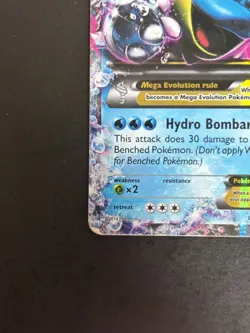 Pokemon TCG Mega Blastoise EX XY Holo Evolutions 30/146 HP - Image 4