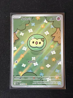 Pokemon TCG Solosis 118/086 English Illustration Rare Black Bolt NM Holo - Image 1
