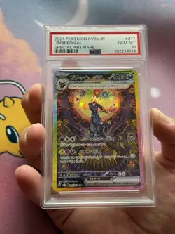 PSA 10 Umbreon EX SAR 217/187 Terastal Festival EX Japanese Pokemon 2024 - Image 1
