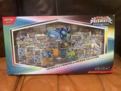 Pokemon Prismatic Evolutions Lucario EX and Tyranitar EX Premium Collection - Image 1