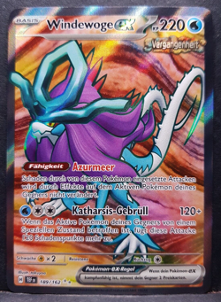 Windewoge ex 189/162 Gewalten Der Zeit Full Art Pokemon Pokemon Karte Deutsch NM - Image 1