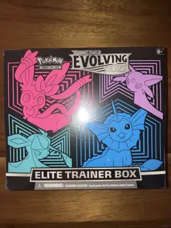 Pokemon TCG: Sword & Shield Evolving Skies Elite Trainer Box ETB Factory Sealed - Image 1