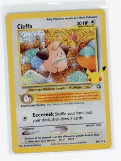 Pokemon TCG - Cleffa 15/106 - Celebrations Classic Collection - Holo - Image 1