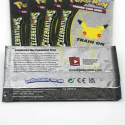 Lot of (5) Pokemon TCG Celebrations 25th Booster Packs - NEW/SEALED UNWEIGHED 820650809439 - Image 4