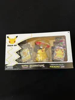 Pokemon TCG: Celebrations Premium Figure Collection Pikachu VMAX 25th Ann Y1 820650809408 - Image 1