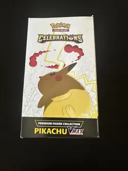 Pokemon TCG: Celebrations Premium Figure Collection Pikachu VMAX 25th Ann Y1 820650809408 - Image 5