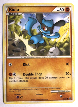 Riolu 60/95 Unleashed Pokemon Regular Common NEAR MINT NM - Image 1