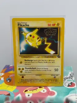 Pokemon Black Star Promo WB Movie Pikachu LP - Image 1