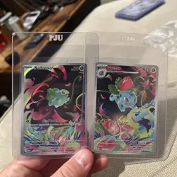 Bulbasaur 133/132 and Ivysaur 134/132 SIR Set Mega Evolution Pokemon TCG English - Image 1
