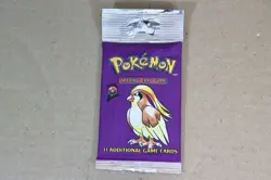 POKEMON BASE SET 2 BOOSTER PACK PIDGEOT FACTORY SEALED LONG CRIMP WOTC 2000 og - Image 1