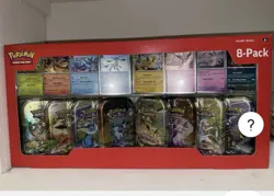 Pokemon TCG Prismatic Evolutions Costco Mini Tins 8 Pack - Image 1