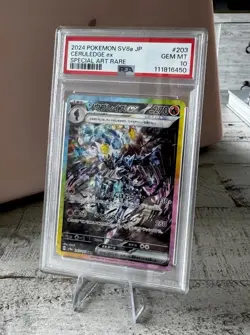 2024 Pokemon TCG Ceruledge EX Special Art Rare Japanese PSA 10 Gem #203 - Image 1