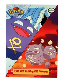 Pokemon Card - Koffing/Weezing TV13 - TV Animation Edition - Topps Series 1 - Image 1