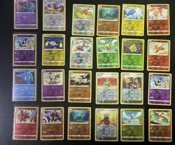 Pokemon Card Lot 24 Silver Tempest Reverse Holos NM - Image 4