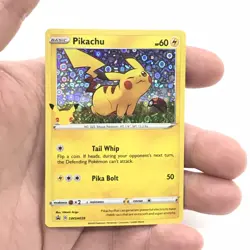 Pokemon Pikachu General Mills 25th Anniversary Stamped Foil Promo Card SWSH039 - Image 1