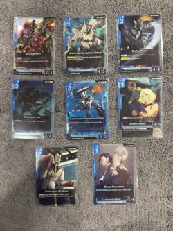 Gundam GD01 Newtype Rising. Complete Rare (R) Cards. Mint Condition - Image 2