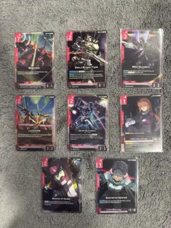 Gundam GD01 Newtype Rising. Complete Rare (R) Cards. Mint Condition - Image 4