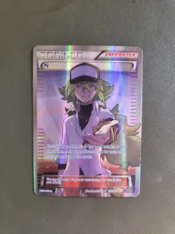 Pokemon TCG N (Supporter) Alternate Full Art Promo Card 105a/124 EX-NM Near Mint - Image 1