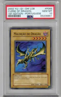 2002 YUGIOH PORTUGUESE 1ST EDITION LOT OF 11 CARDS PSA GRADED 10 PACKS - Image 3