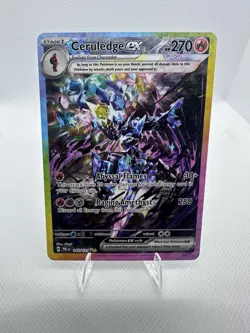 Pokemon Ceruledge EX TCG Prismatic Evolutions Holo Card 147/131 SV - Image 1