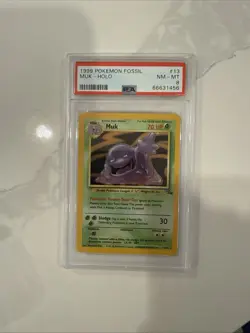 PSA 8 Muk 13/62 - Holo - Fossil - Pokemon Cards TCG - Image 1