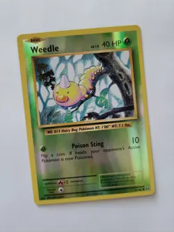Pokemon Weedle 5/108 Reverse Holo Evolutions Card TCG 2016 English ENG - Image 1