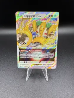 Regigigas Vstar 114/159 Crown Zenith Ultra Rare Full Art Holo Card Pokemon NM - Image 1
