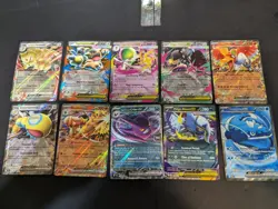 10 Pokemon Card Lot All Mega/EX/ Full Art Nm/LP Sw&Sh and S&V era - Image 1