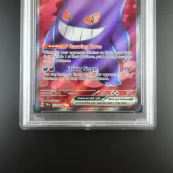 PSA 9 Gengar 193/162 Pokemon Temporal Forces Ultra Rare Graded Card - Image 3