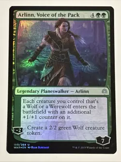 MTG War of the Spark Arlinn, Voice of the Pack Foil 150/264 NM - Image 1