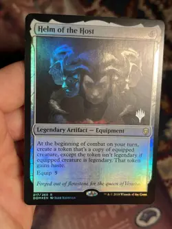 Foil Helm of the Host • Pack Promo Dominaria Art • NM / Unplayed • Mtg (1930) - Image 1