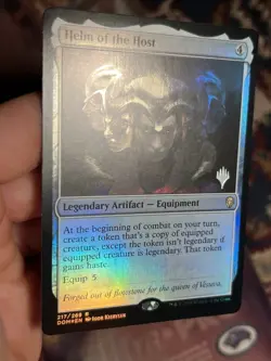 Foil Helm of the Host • Pack Promo Dominaria Art • NM / Unplayed • Mtg (1930) - Image 3