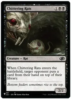 Chittering Rats - The List Reprints - Mystery Booster 2 - MTG - NM/M - Image 1