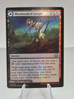 Bloodsoaked Insight Sanguine Morass FOIL Modern Horizons 3 NM-Mint MTG - Image 1