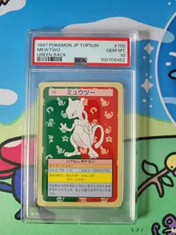 1997 Pokemon PSA 10 Gem Mint Topsun Mewtwo Green Back Vintage Japanese Pop 26! - Image 4