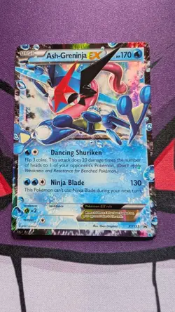 Ash-Greninja EX XY133 Promo - Pokemon TCG - Full Art Holo - Normal Size - LP - Image 1