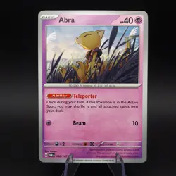Pokemon TCG Alakazam Evolution Set with Abra & Kadabra Twilight Masquerade NM - Image 2