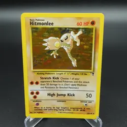 POKEMON CARD 2002 LEGENDARY COLLECTION WOTC HITMONLEE HOLO RARE 13/110 EX-NM - Image 1