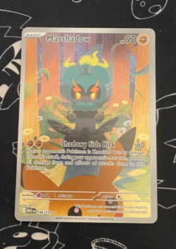 2025 Pokemon Mega Evolution Marshadow 146 Illustration Rare Mint - Image 3