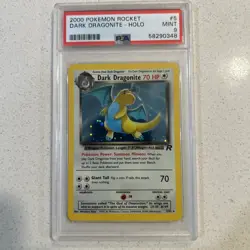 2000 Pokemon TCG Dark Dragonite #5 Holo Rare PSA Mint 9 - Image 1