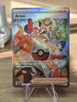 Arven 235/091 Paldean Fates Special Illustration Rare Pokemon TCG - Image 3