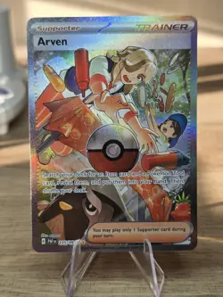 Arven 235/091 Paldean Fates Special Illustration Rare Pokemon TCG - Image 4