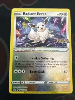 Radiant Eevee SWSH230 Pokemon TCG Promo - Holo Near Mint NM - Image 1